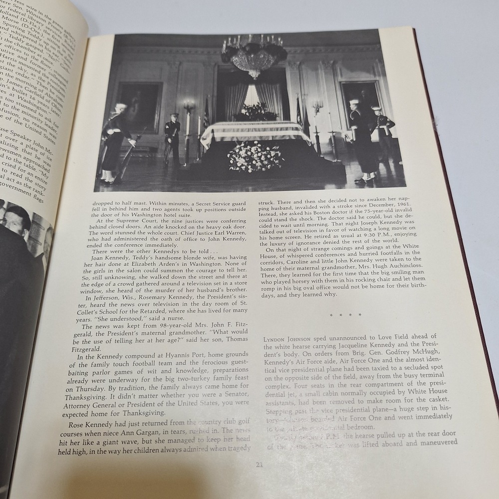 1963‎ The Torch Is Passed JFK Death Of President Hardcover Book Houston Post - Picture 5 of 11